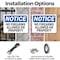 Signmission No Firearms Allowed On Property OSHA Notice Sign, Plastic, 10in W x 7in L, 2PK OS-2PACK-NS-P-710-L-16103 - alternate 2